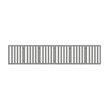 Alopet Wooden Pet Gate Safety Stair Barrier 6-Panel Grey