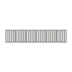 Alopet Wooden Pet Gate Safety Stair Barrier 6-Panel Grey