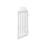 Alopet Wooden Pet Gate Dog Fence 6 Panels - Top-Down View