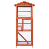 i.Pet Bird Cage 72cm x 60cm x 168cm Pet Cages Large Aviary Parrot Carrier Travel Canary Wooden XL - Side View