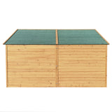 i.Pet Dog Kennel Extra Large 2.28M Wooden House Bed Outdoor Pet Puppy Cabin Log - Top-Down View