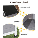 i.Pet Dog Kennel Wooden Large Outdoor House Indoor Puppy Pet Cabin Weatherproof - Rear View