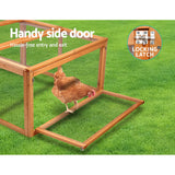 i.Pet Chicken Coop Rabbit Hutch 180cm Extra Large Wooden Chicken House Run XL Hen Cage - Rear View