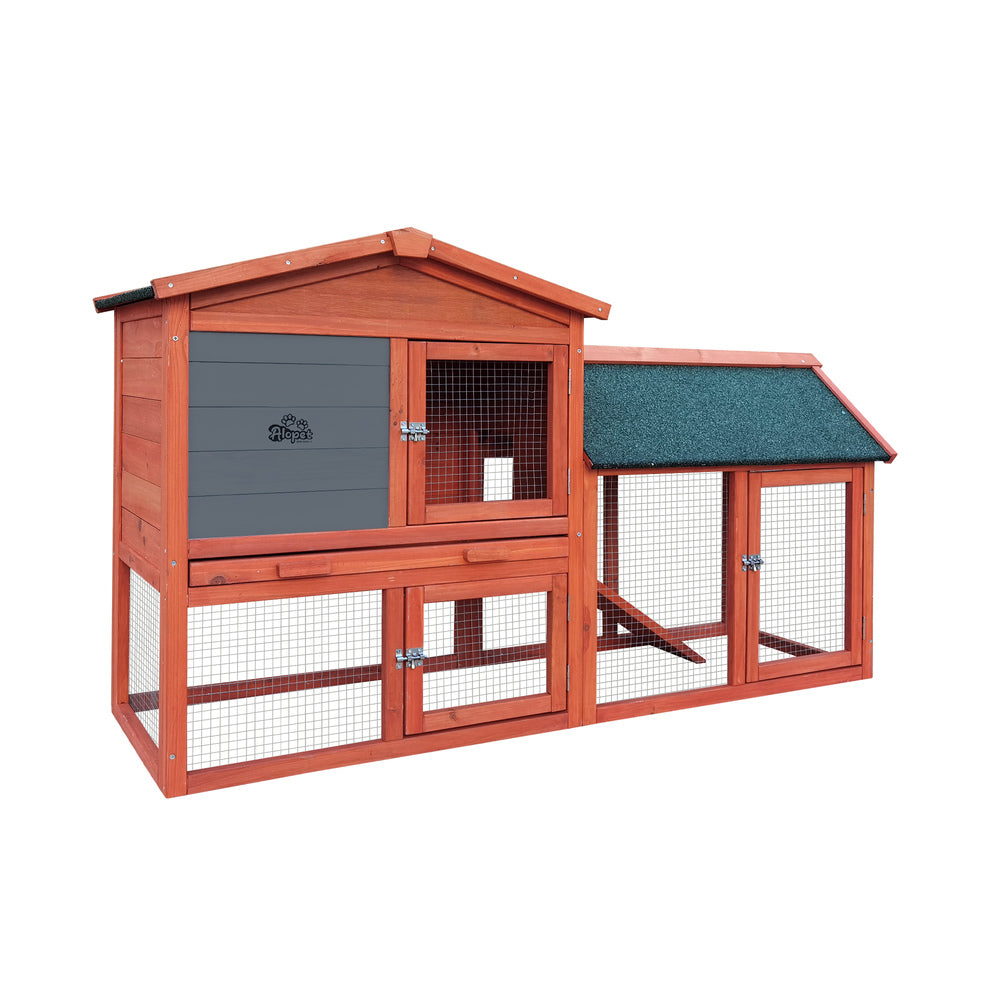 Alopet Rabbit Hutch 135 x 52 x 85cm