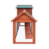 Alopet Rabbit Hutch 135 x 52 x 85cm - Front View
