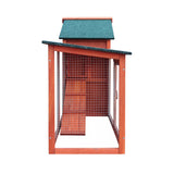 Alopet Rabbit Hutch Spacious Wooden Outdoor Pet Hutch - Side View