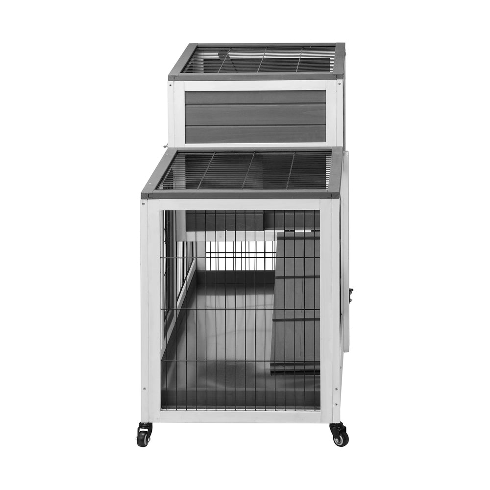 Alopet Rabbit Hutch Chichen Coop 100 x 55 x 90cm