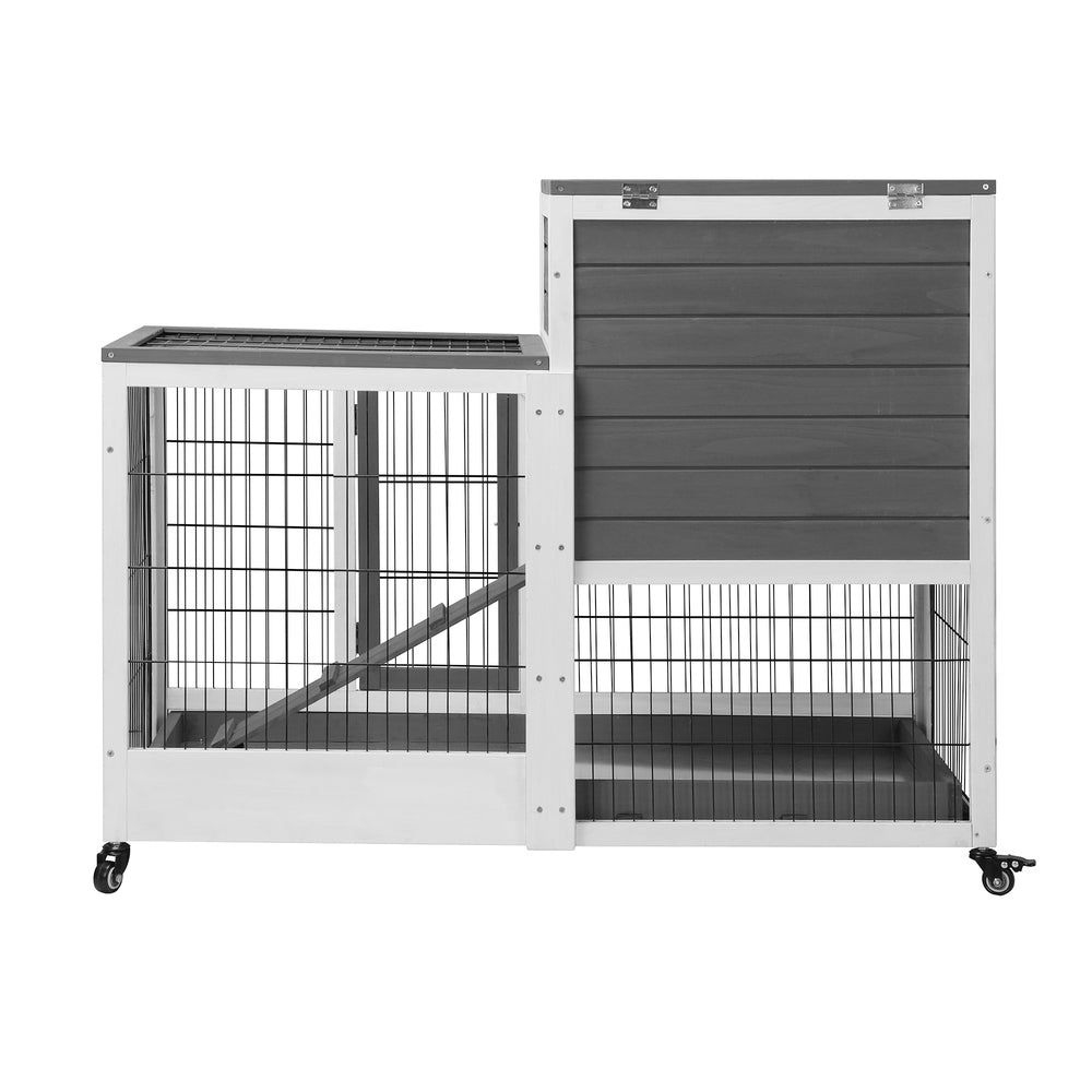 Alopet Rabbit Hutch Chichen Coop 100 x 55 x 90cm