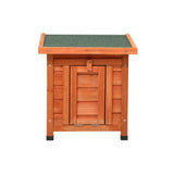 Alopet Cube Pet Hutch Wooden Cage Outdoor Indoor - Rear View
