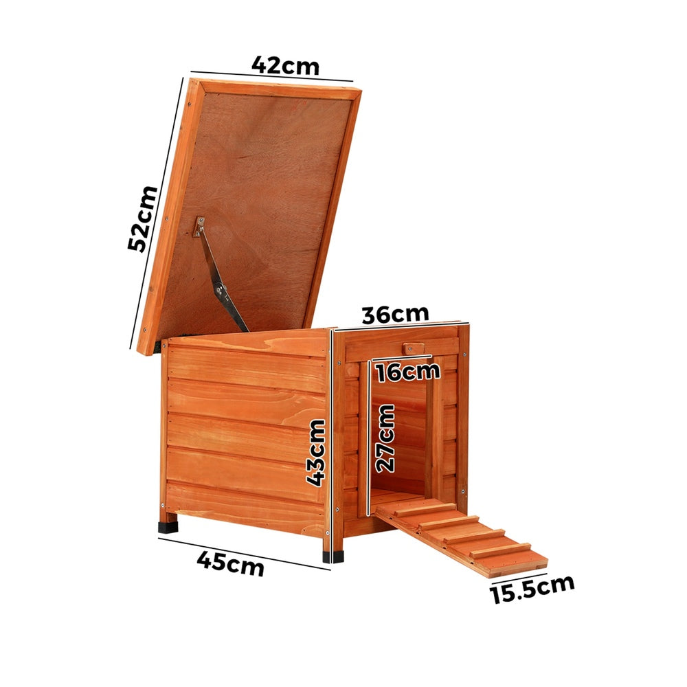 Alopet Cube Pet Hutch Wooden Cage Outdoor Indoor