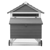 Alopet Pet Hutch wtih Wheels Wooden 225 x 80 x 105cm