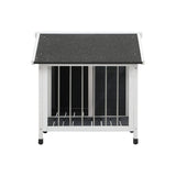 Alopet Wooden Pet Dog Kennel Awning Cabin