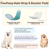 S Dog Male Wrap + 10X S Diaper Booster Pads - Extra Image