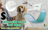 S Dog Male Wrap + 10X S Diaper Booster Pads