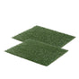2X 63.5cm x 38cm Grass Mats