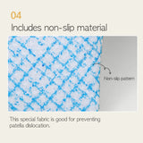 28pc Large Disposable Dog Puppy Socks Shoes - BLUE - Low Angle