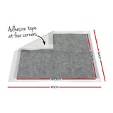 i.Pet Pet Training Pads 400pcs 60x60cm Puppy Dog Toilet Pee Indoor Super Absorbent Grey - Front View
