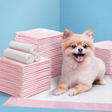 i.Pet Pet Training Pads 200pcs 60x60cm Puppy Dog Toilet Pee Indoor Super Absorbent Pink - Low Angle