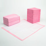 200PCS Pet Toilet Training Pads 7 Layered - PINK - 45-Degree Angle