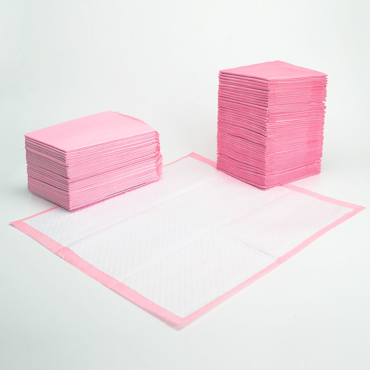 300PCS Pet Toilet Training Pads 7 Layered - PINK