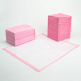 300PCS Pet Toilet Training Pads 7 Layered - PINK - 45-Degree Angle