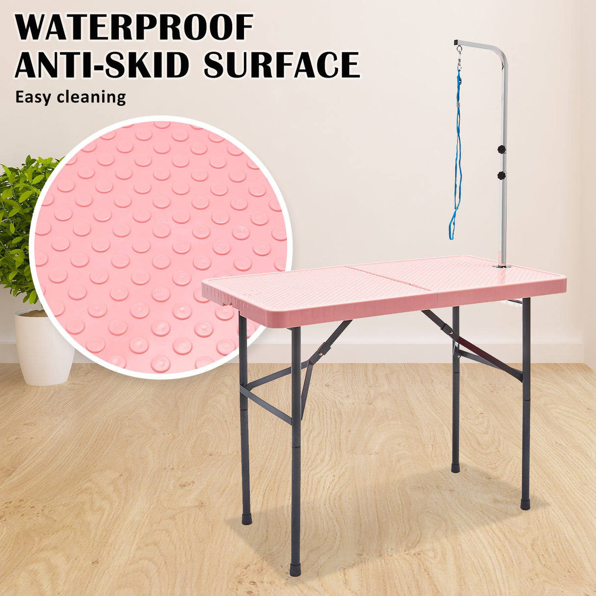97cm Pet Grooming Table - PINK