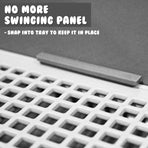Pet Potty Tray Raised Walls T1 - GREY