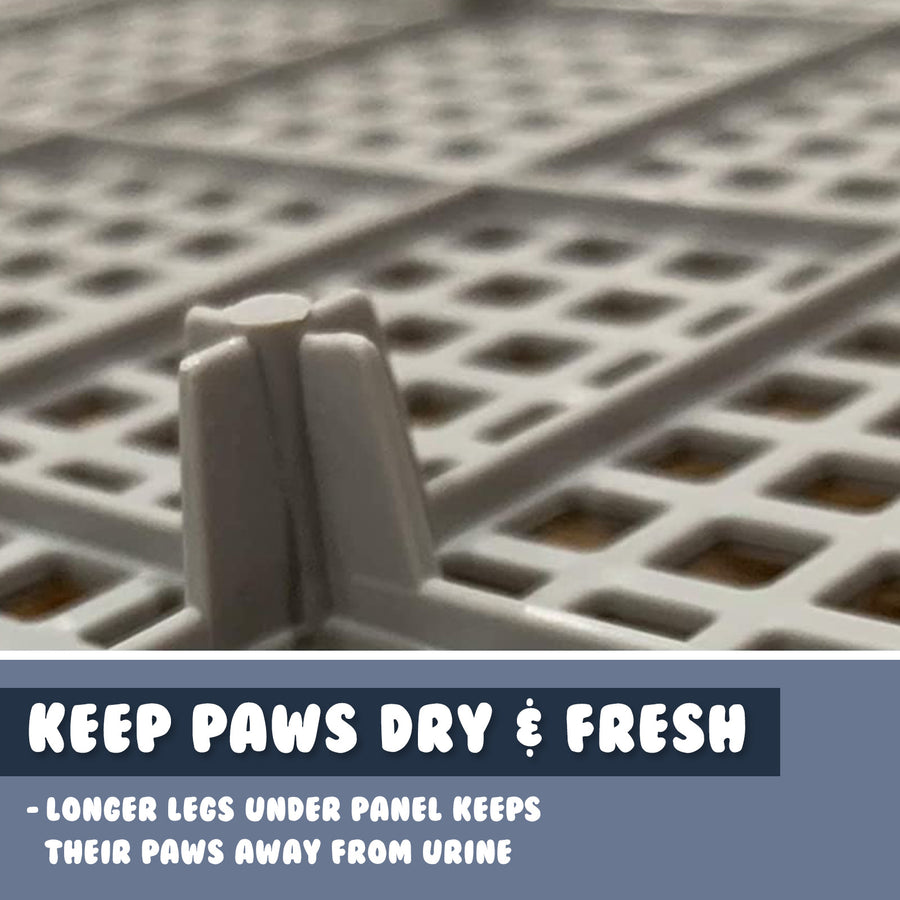 Pet Potty Tray Detachable Wall T2 - BLUE