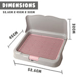 Pet Potty Tray Detachable Wall T2 - GREY