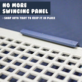 Pet Potty Tray T3 - BLUE - Top-Down View