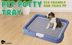 Pet Potty Tray T3 - BLUE