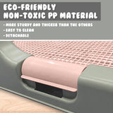 Pet Potty Tray T3 - GREY - Side View