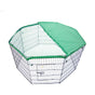 24in 8 Panel Foldable Pet Playpen With Cover