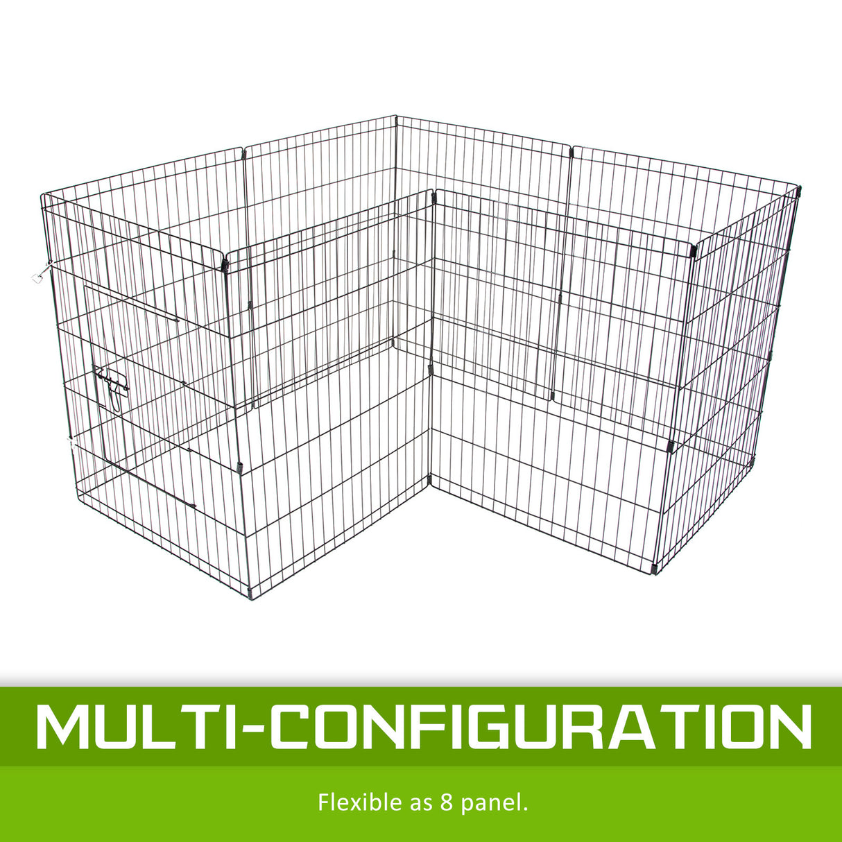 24in 8 Panel Foldable Pet Playpen