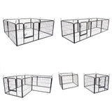 31in Heavy Duty 8 Panel Foldable Pet Playpen With Cover - Top-Down View