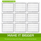 31in Heavy Duty 8 Panel Foldable Pet Playpen With Cover - Extra Image
