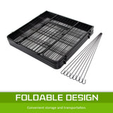 32in Heavy Duty 8 Panel Foldable Pet Playpen - Low Angle