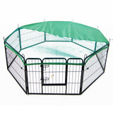 31in Net Cover for Playpen - Green - Front View