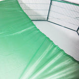 31in Net Cover for Playpen - Green - Top-Down View