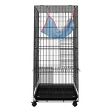 i.Pet Rabbit Cage 100cm Hutch 3 Level Indoor Guinea Pig Ferret - Top-Down View