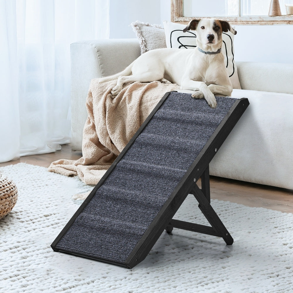 Alopet Dog Pet Ramp Adjustable Height Foldable 90cm