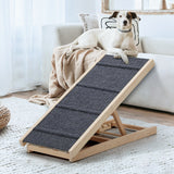 Alopet Dog Pet Ramp Adjustable Height Foldable 100cm - Front View