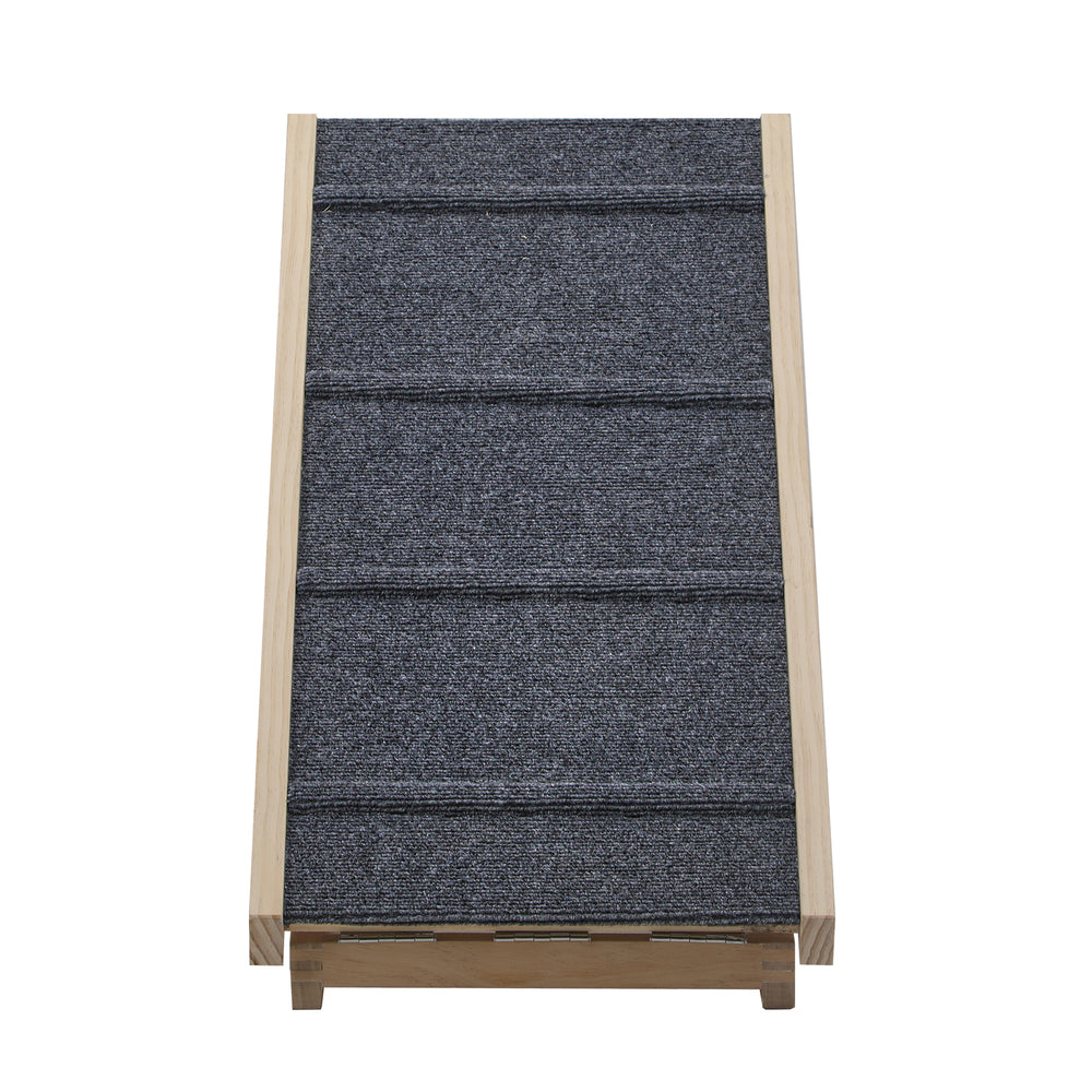 Alopet Dog Pet Ramp Adjustable Height Foldable 100cm