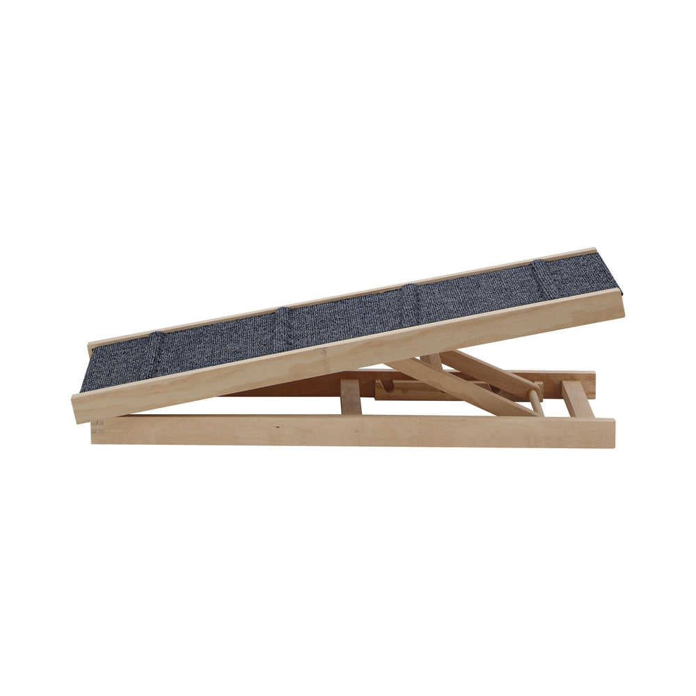 Alopet Dog Pet Ramp Adjustable Height Foldable 100cm