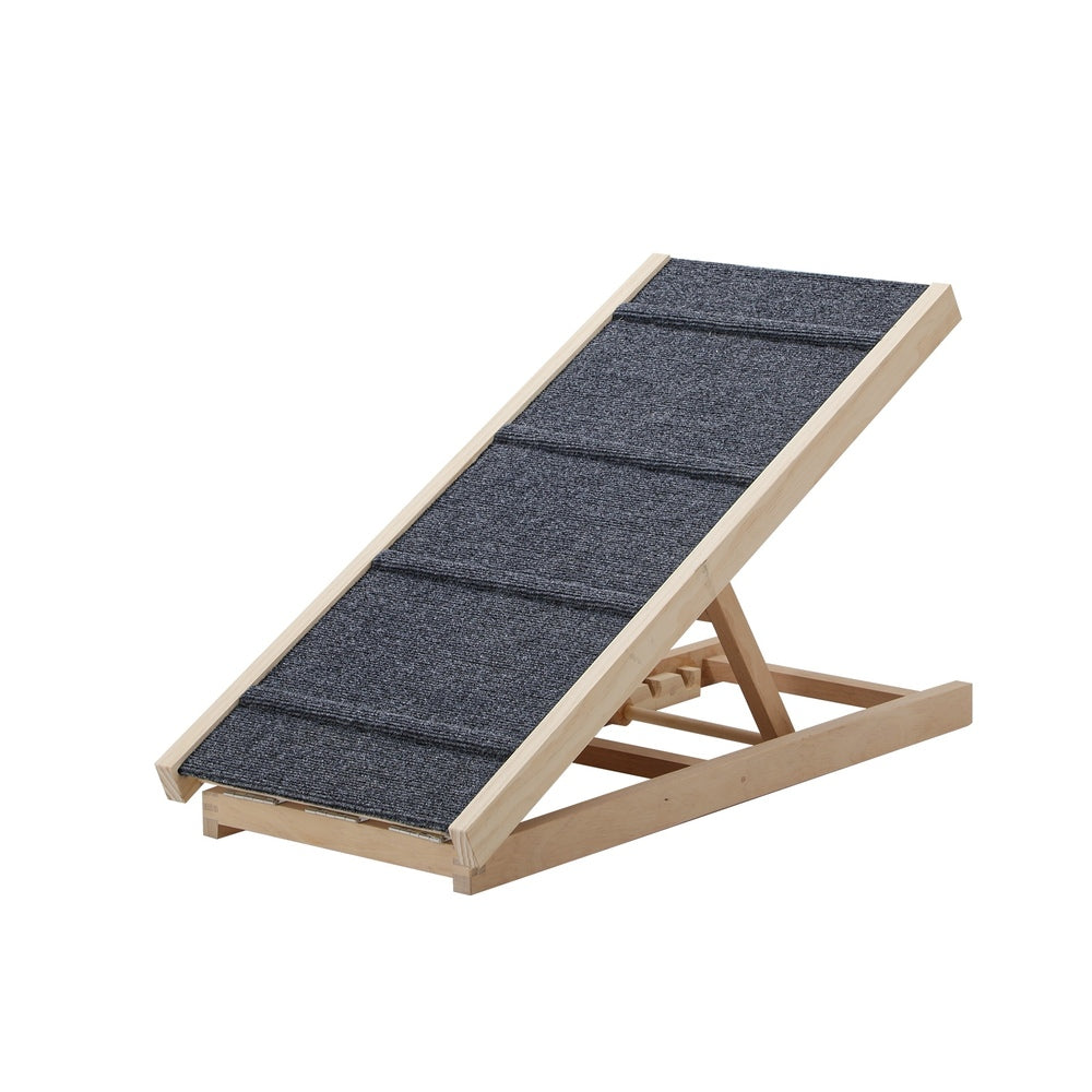 Alopet Dog Pet Ramp Adjustable Height Foldable 100cm
