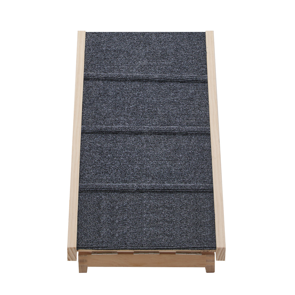 Alopet Dog Pet Ramp Adjustable Height Foldable 70cm