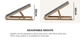 Alopet Dog Pet Ramp Adjustable Height Foldable 70cm