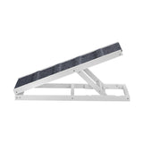 Alopet Dog Pet Ramp Adjustable Height Foldable 70cm White - Front View