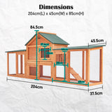 2 Storey Rabbit Hutch MANSION - Extra Image