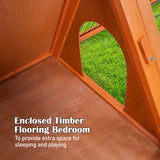Triangle Rabbit Hutch ESTER - 45-Degree Angle